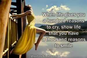 Smile When Life Tells You To Cry